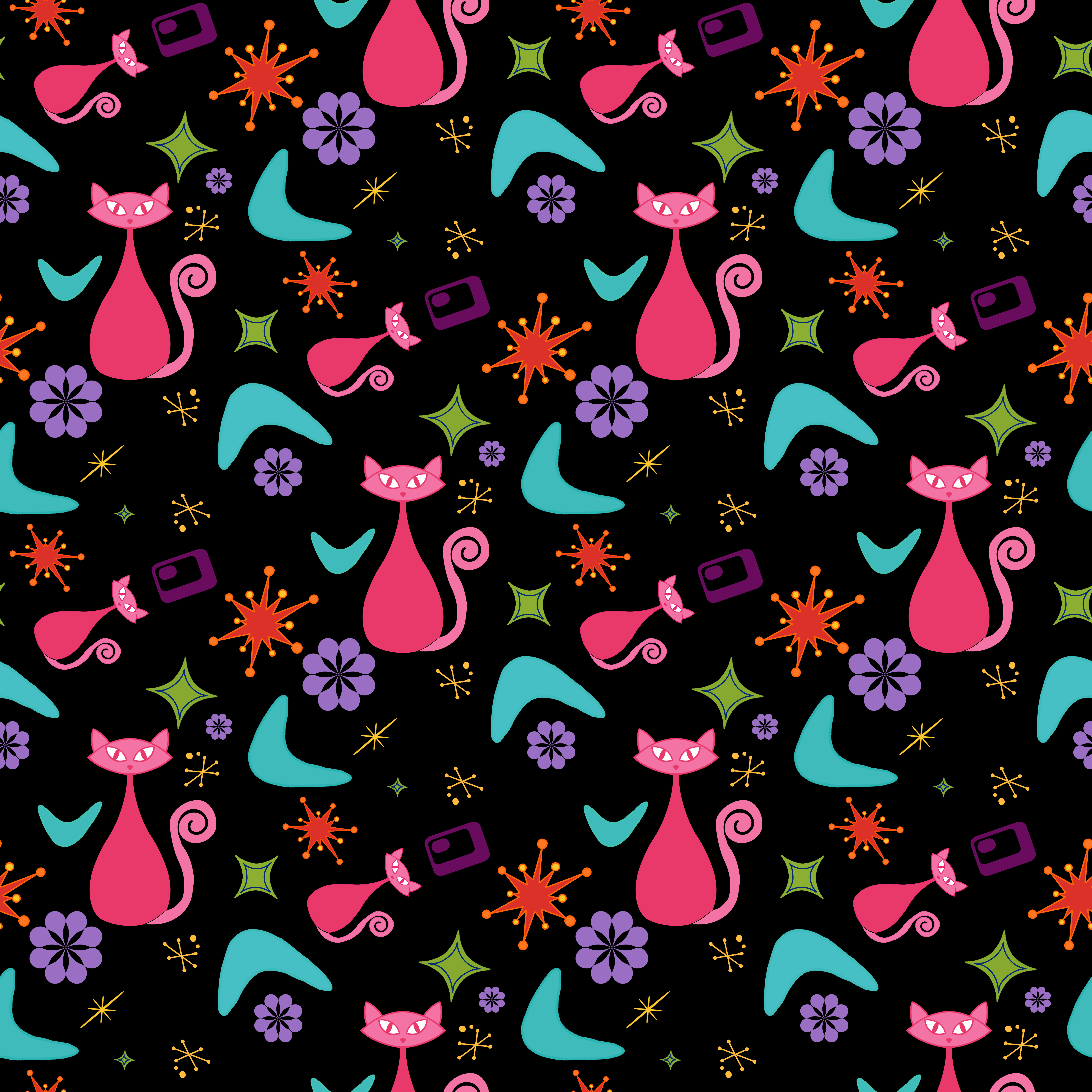 Atomic cats in space