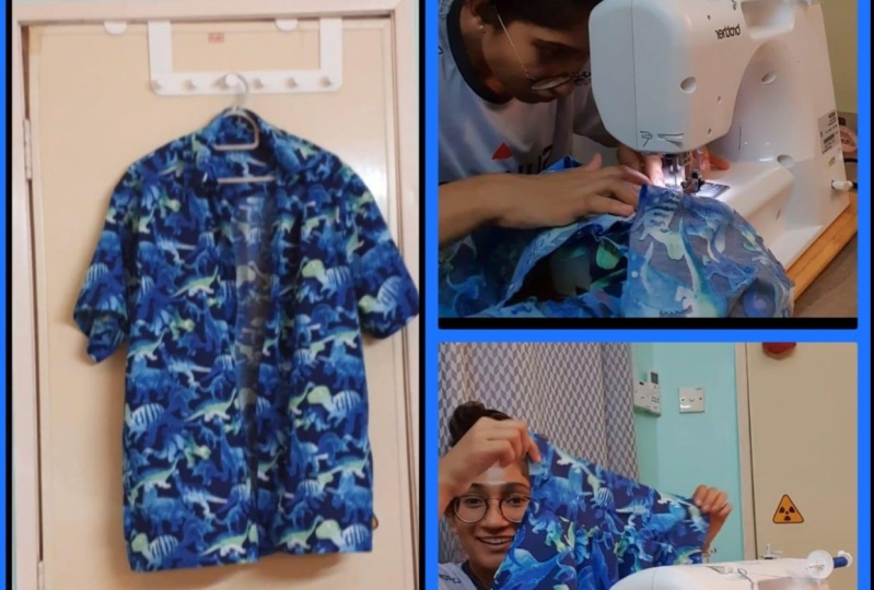 Collared Dinosaur shirt