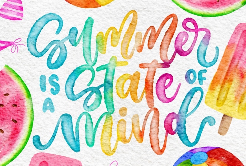 Summer Illustrations & Lettering