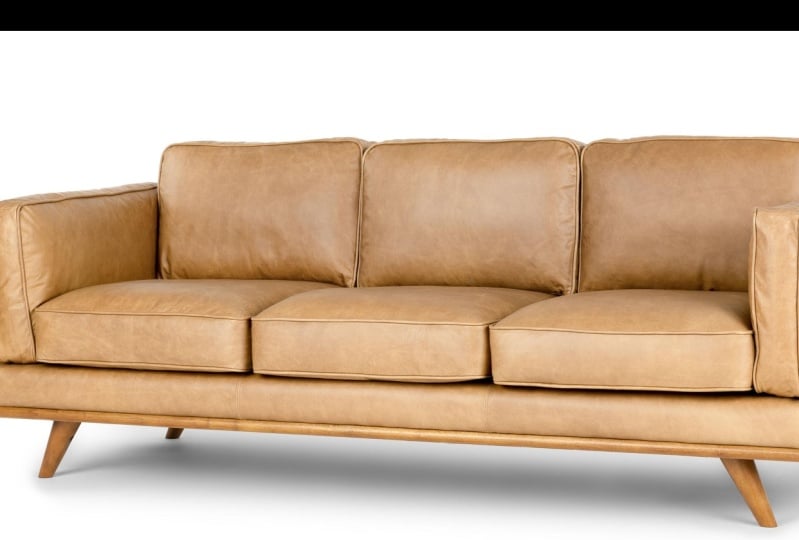 Leather couch