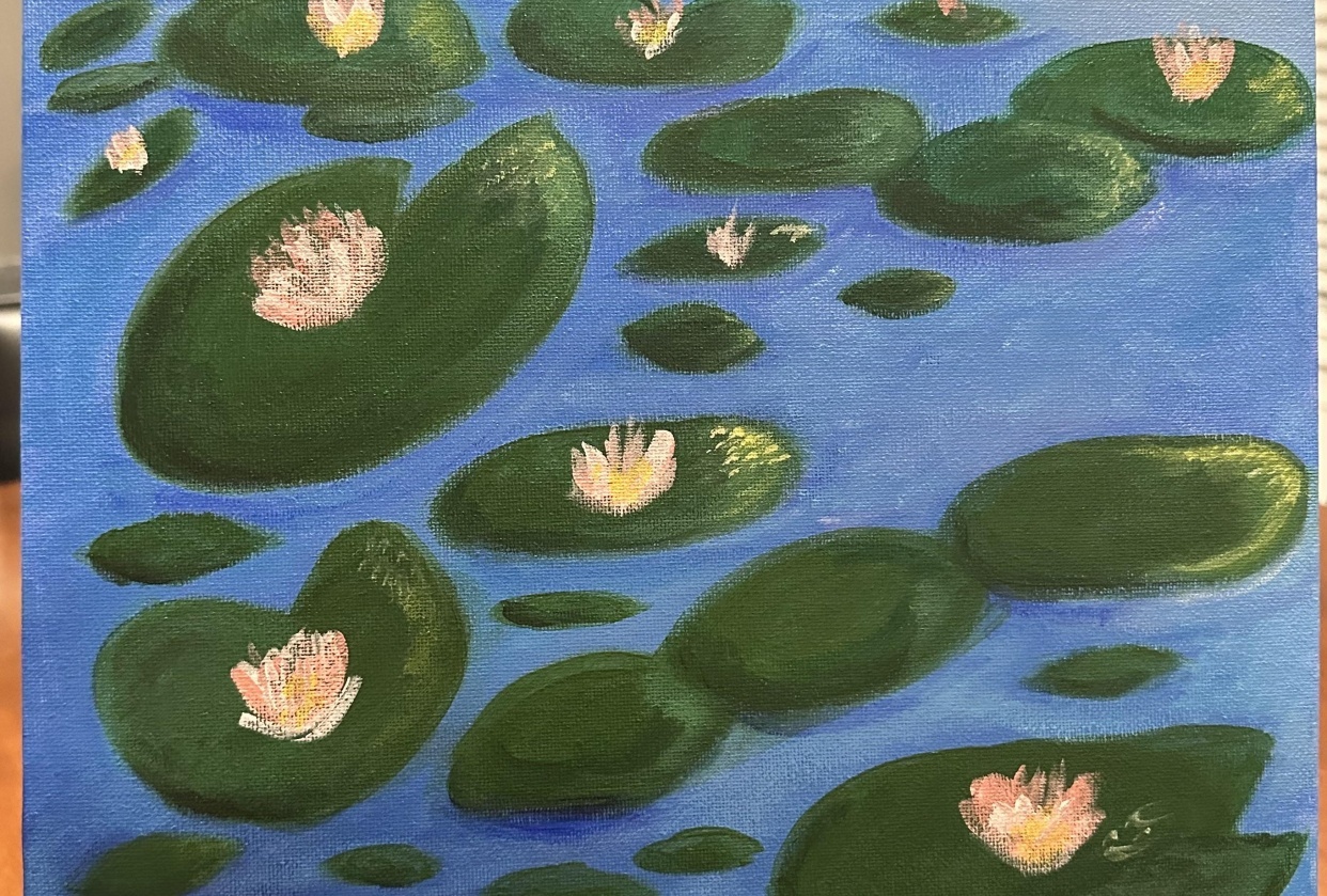 Lily Pads on a lake - student project