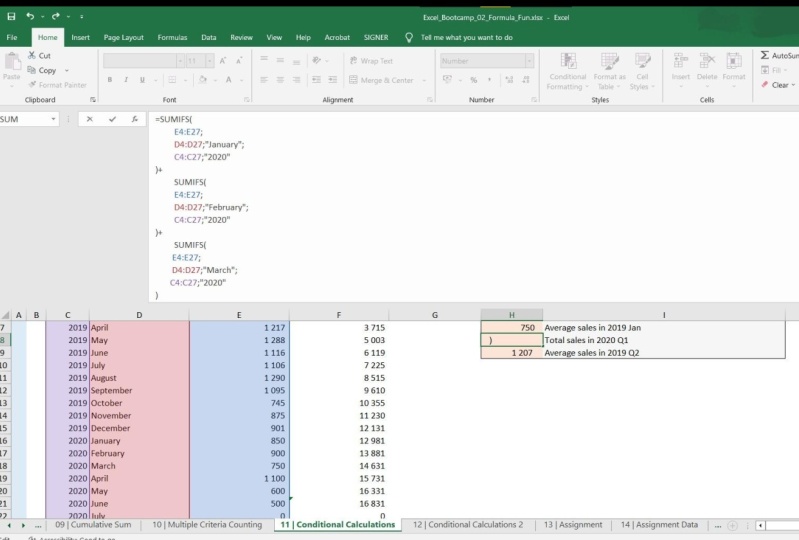 Conditional Calcualtions