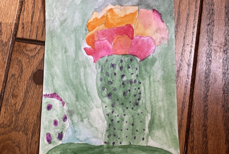 Watercolour Opuntia