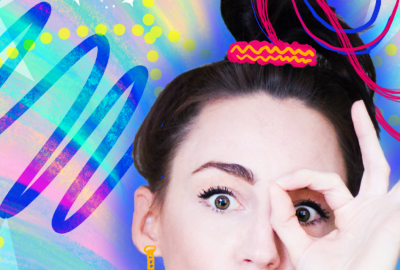 Color pop collage