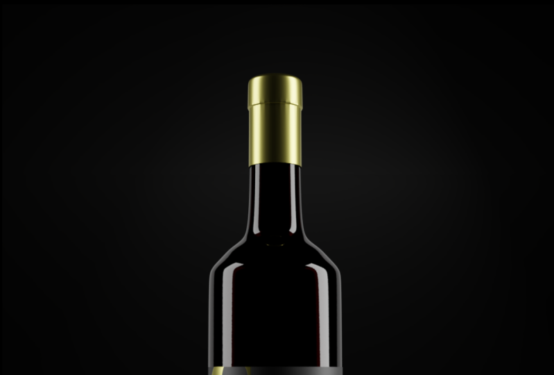 Wine Bottle Product Animation