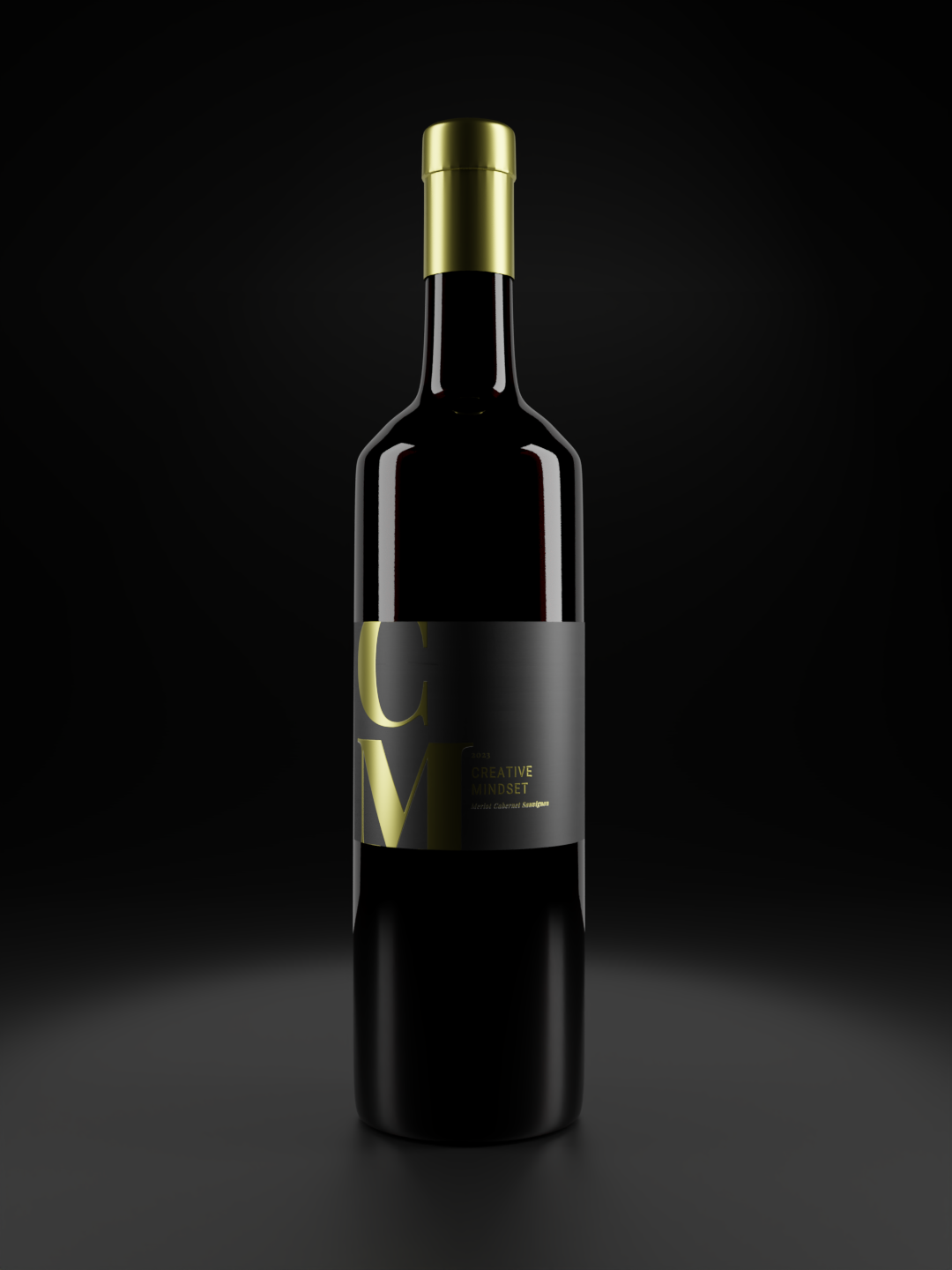 Wine Bottle Product Animation - student project