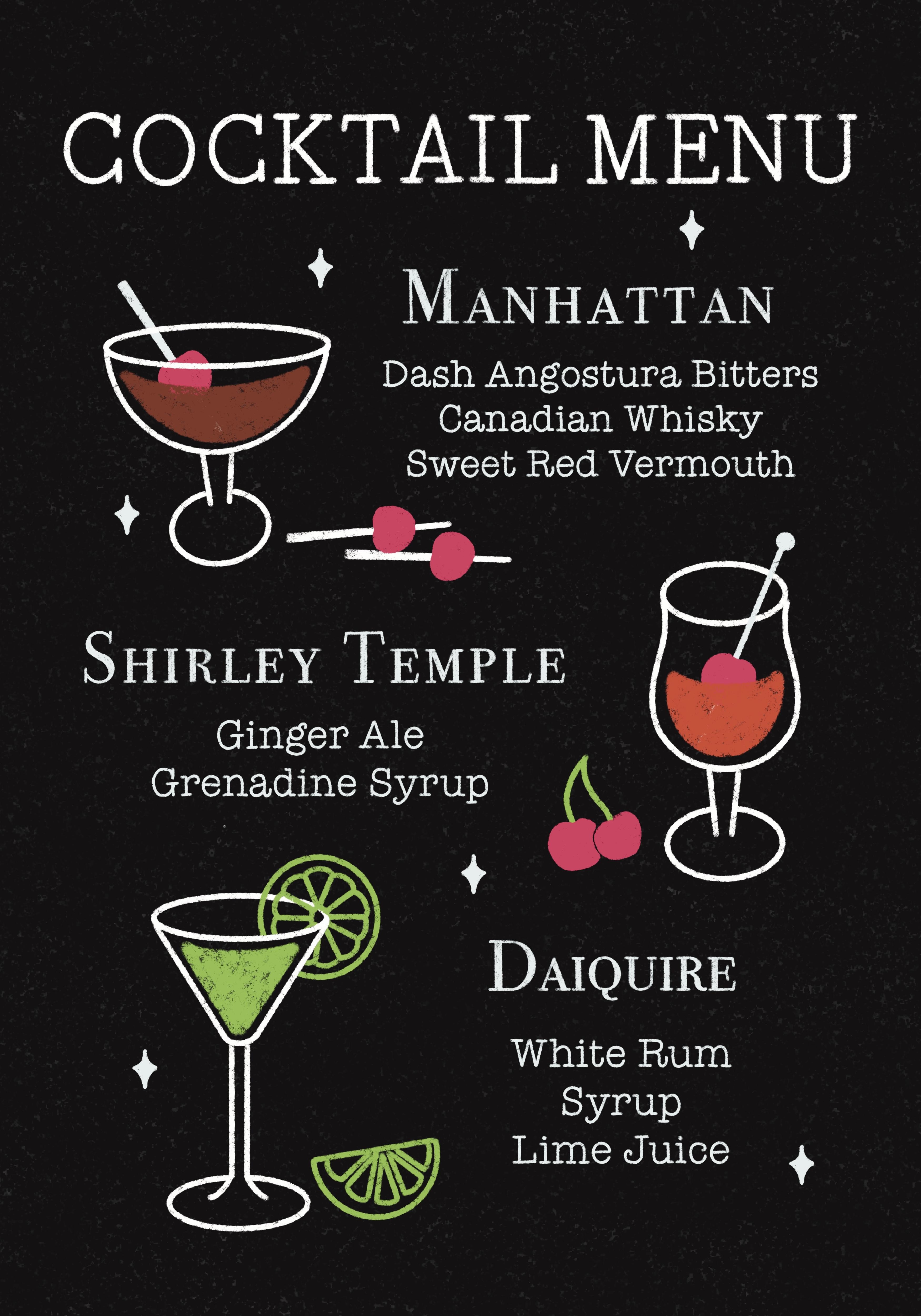 Cocktail Menu