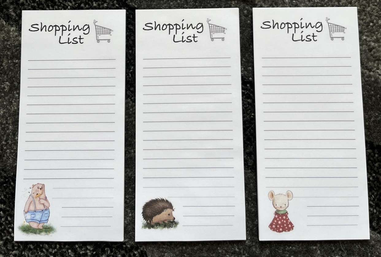 Shopping lists - student project