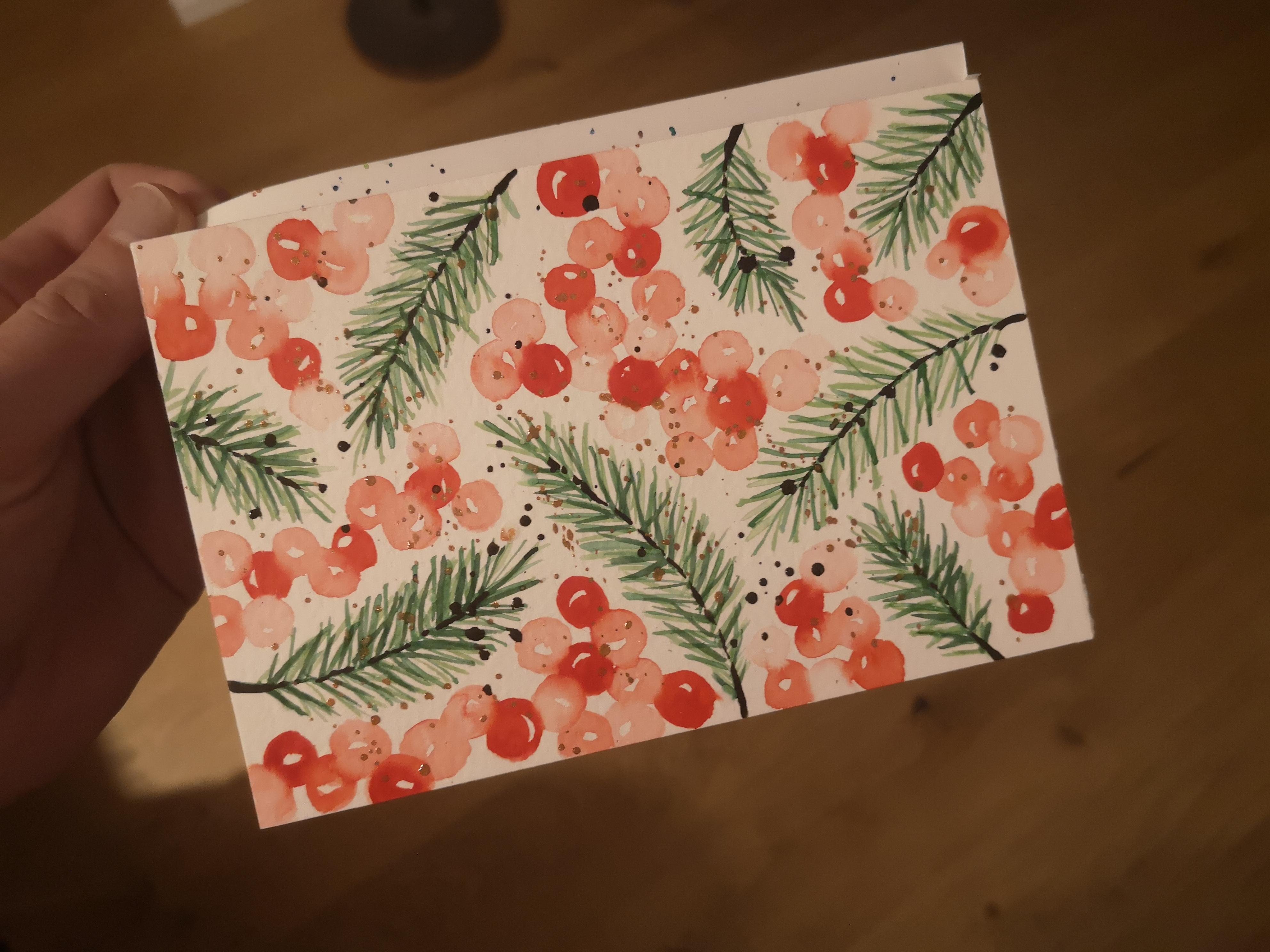 Weihnachtskarte - student project
