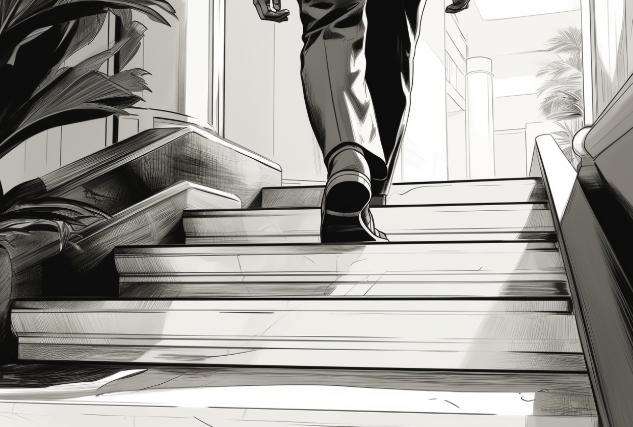close up leg level - student project