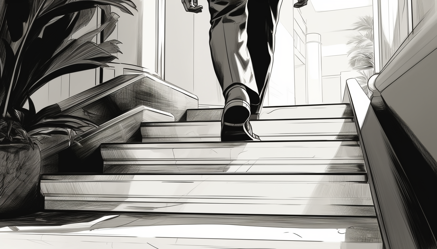 close up leg level - student project