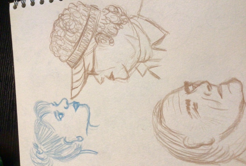 Drawing old people