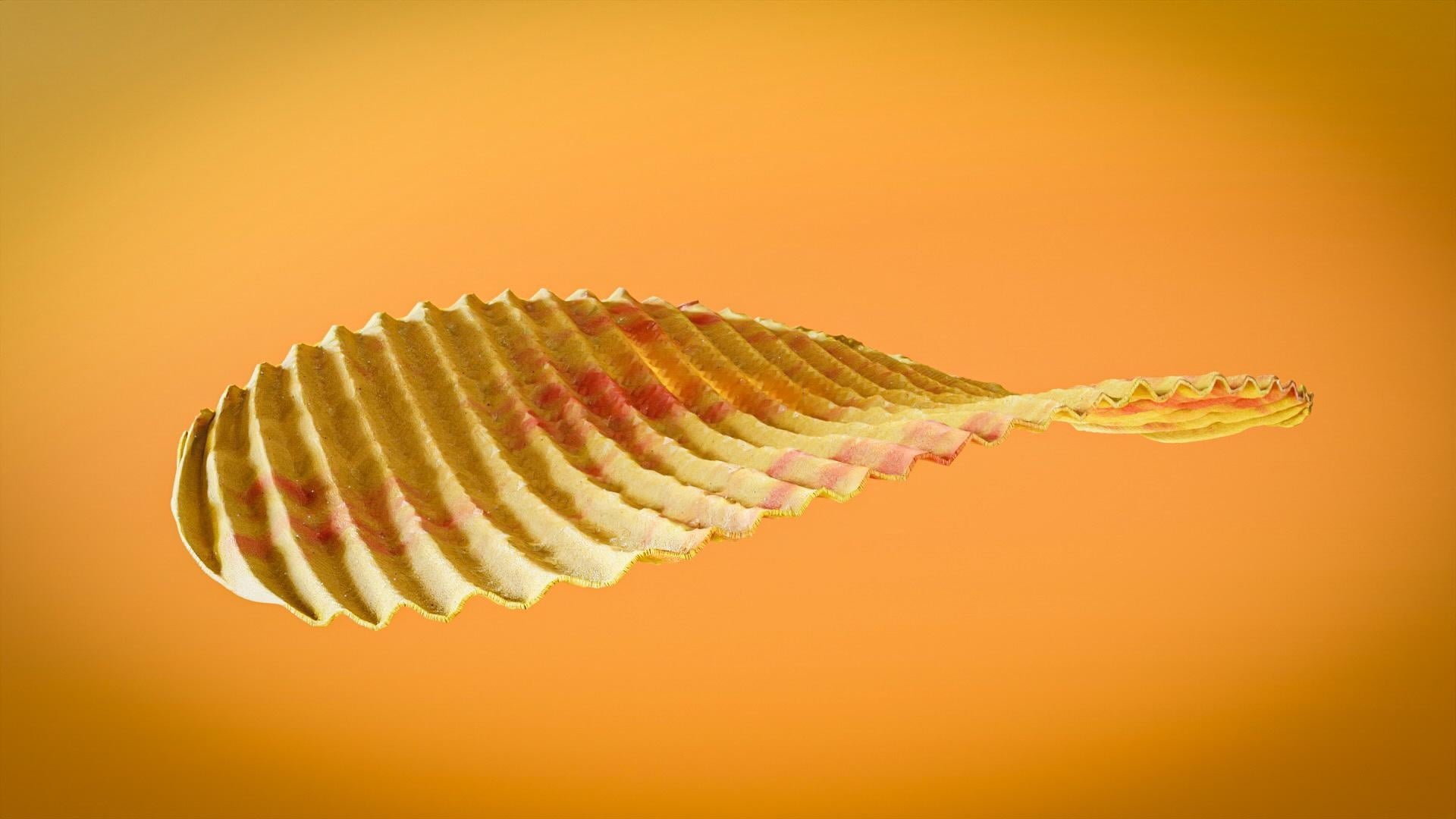 3D Realistic Render of Lay's Chips. - student project