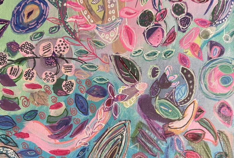 Garden Party Painting
