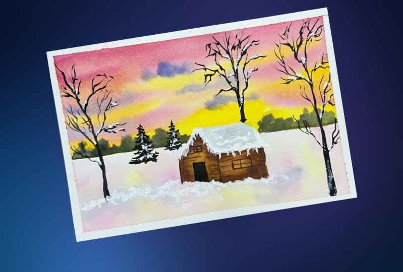 Dreamy winter landscape