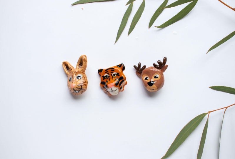 ¡Mis pines artesanales!