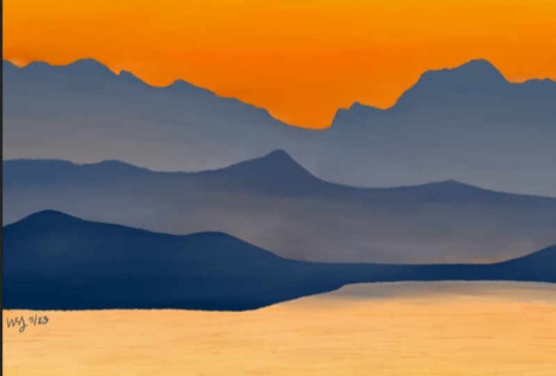 Gouache Landscape