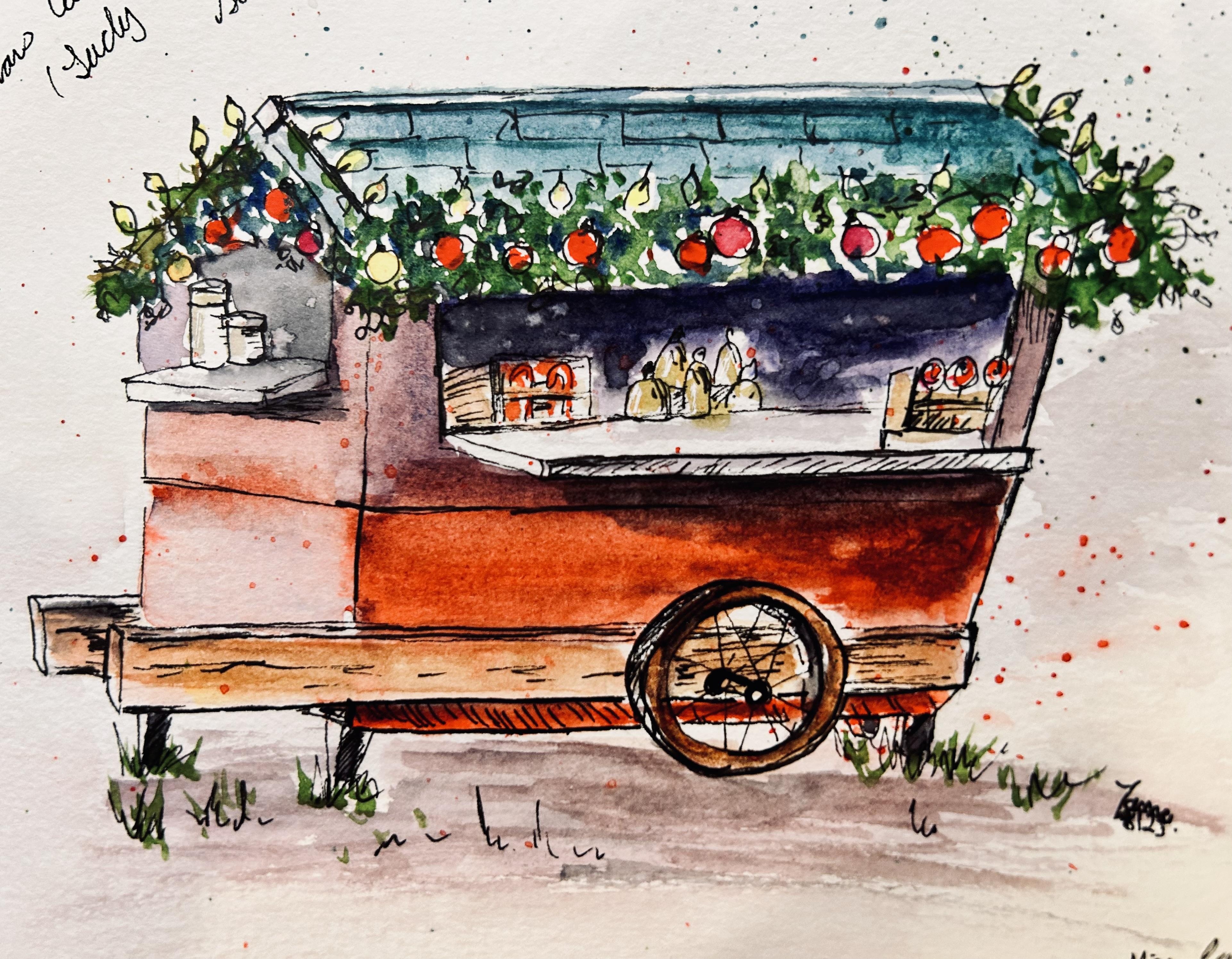 Christmas Cart - student project