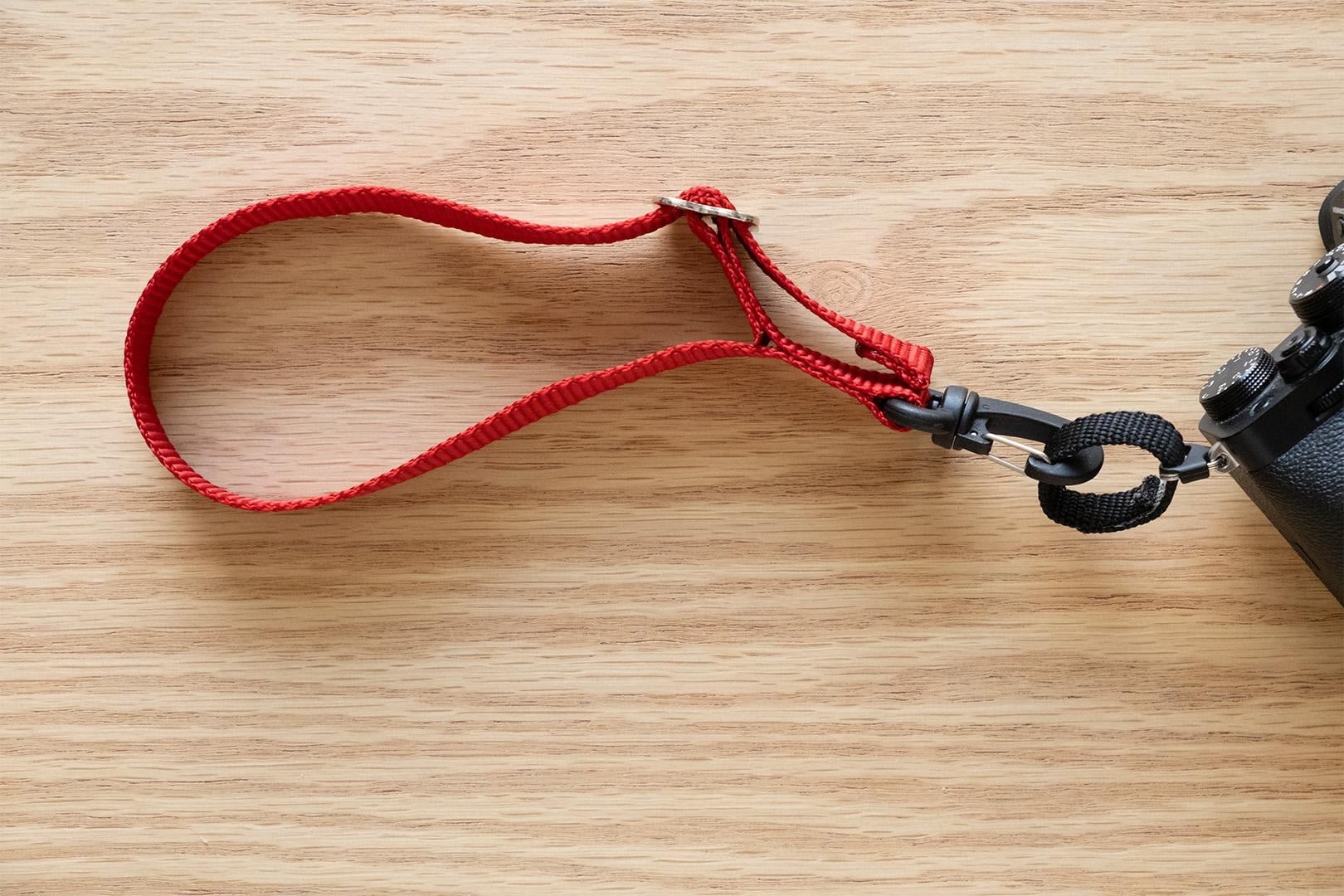Don't throw out the extra webbing. . . Make a Wrist Strap! - student project