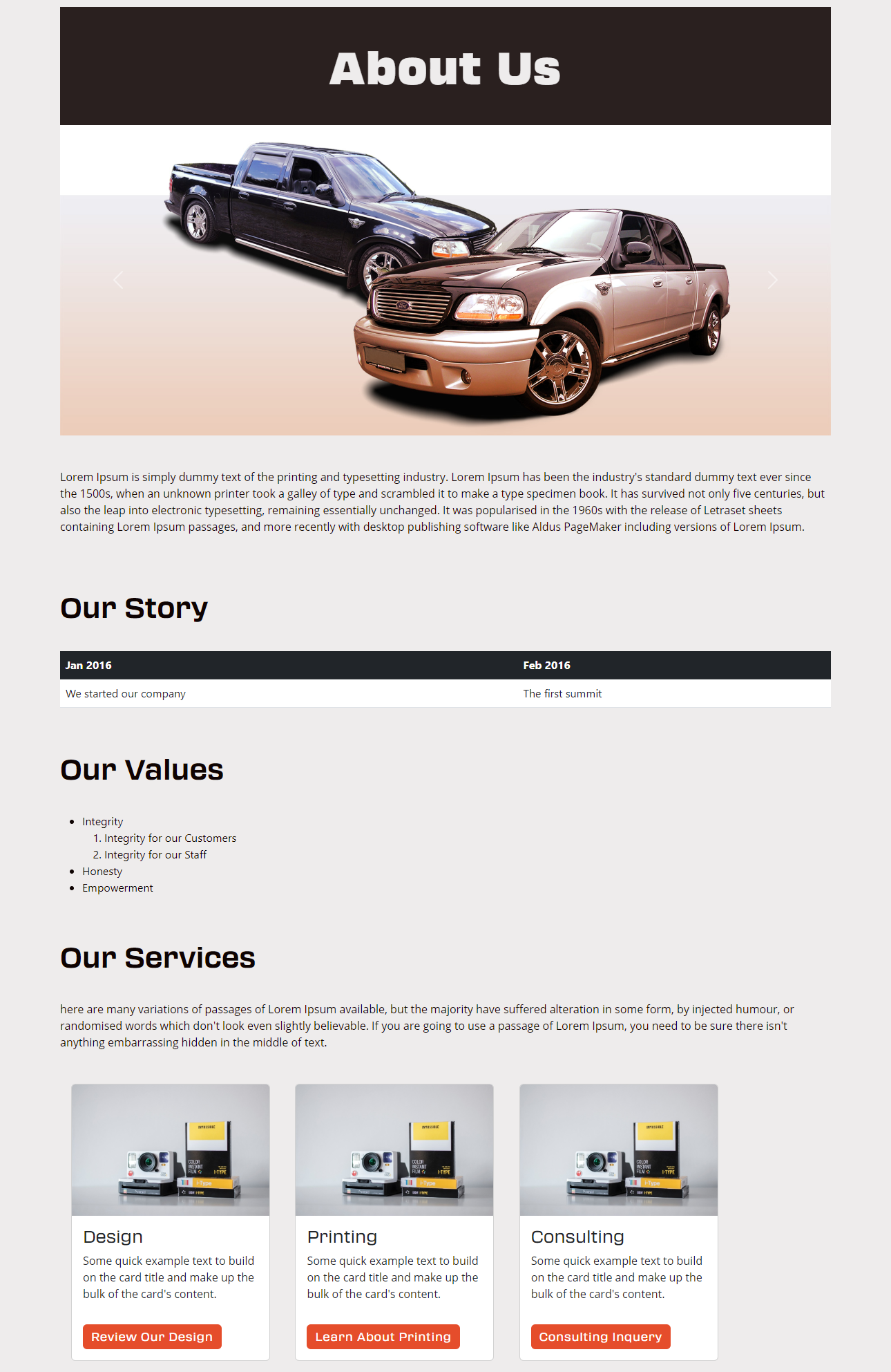 My first webpage