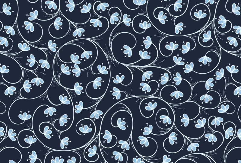 Small Flower Pattern - Procreate to Photoshop Workflow