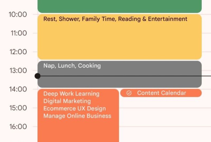 Creating Daily Routine Schedules For Next Day & Month