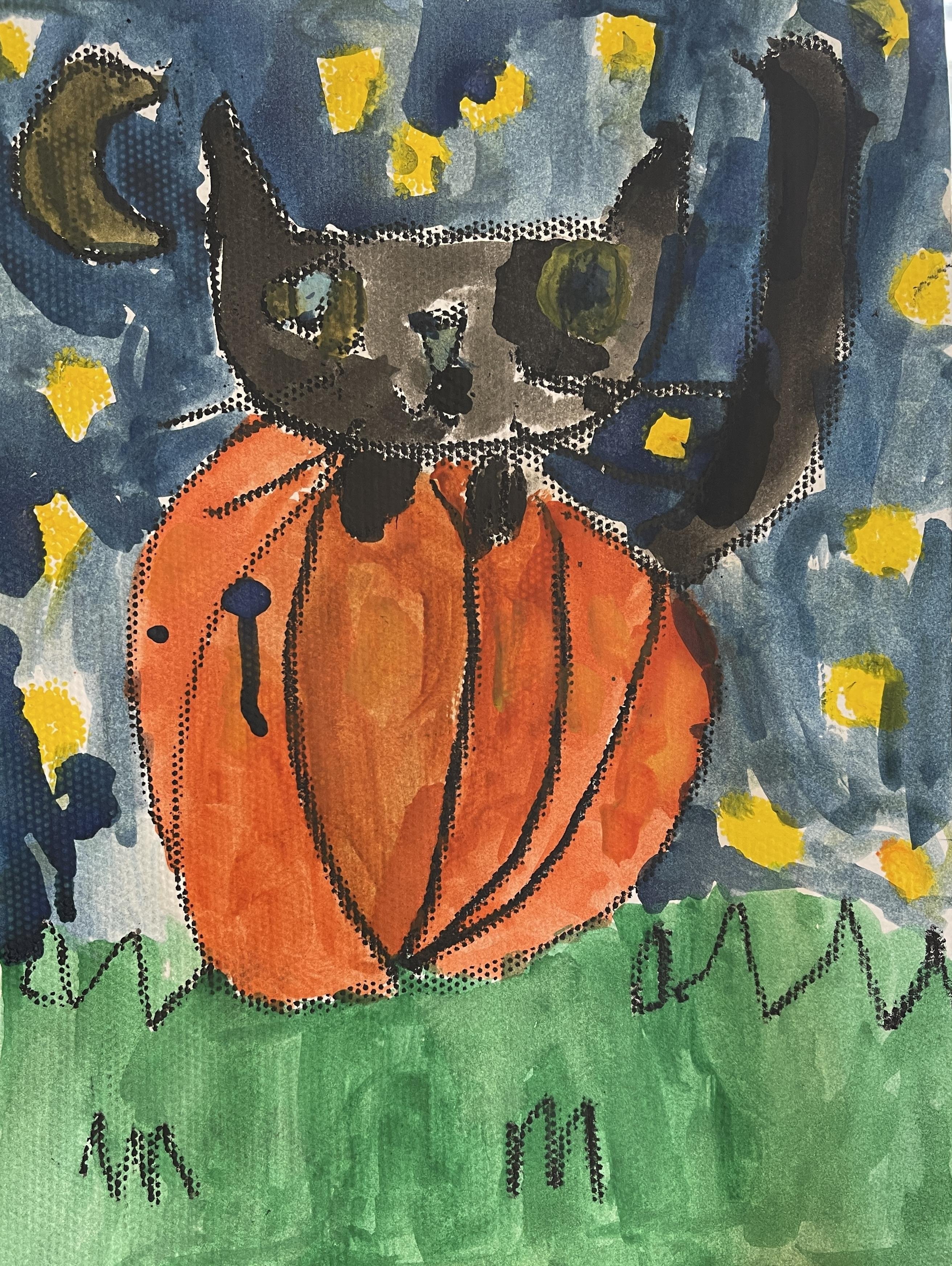 FIRST PAINTING! - student project