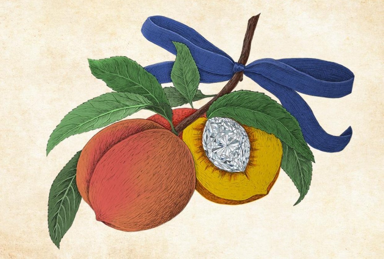 Diamond Peaches - student project
