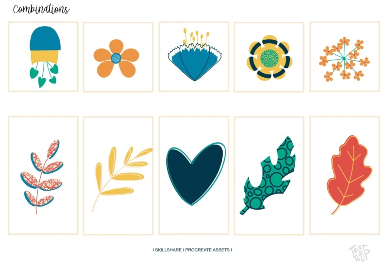 Flower stamps