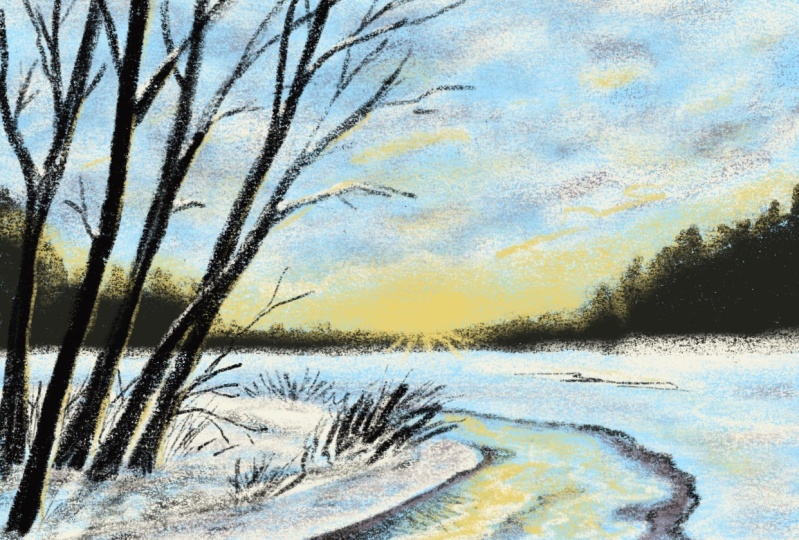Pastel brush