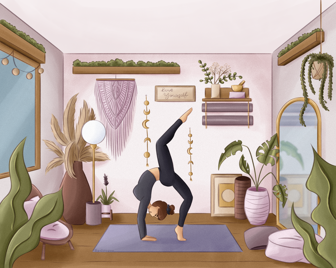 Yoga room project - student project