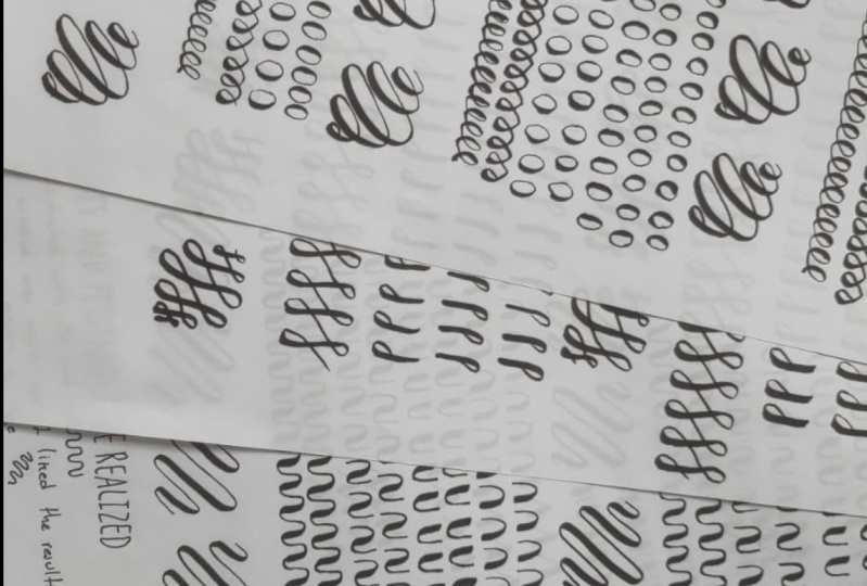 Calligraphy first steps