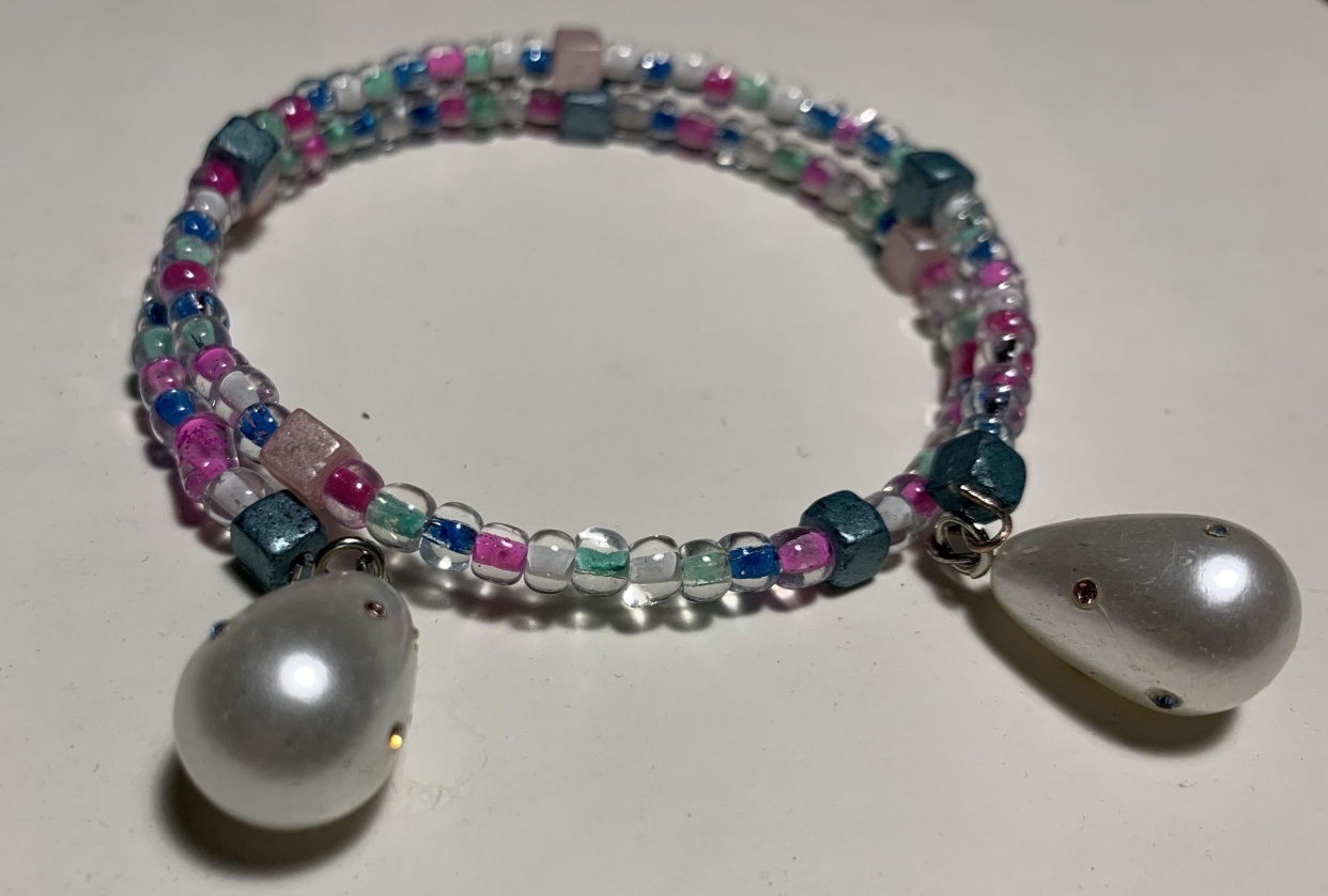 Memory Wire Bracelet - student project