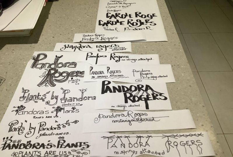 Lettering my name