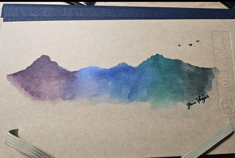 Cool colour mountains