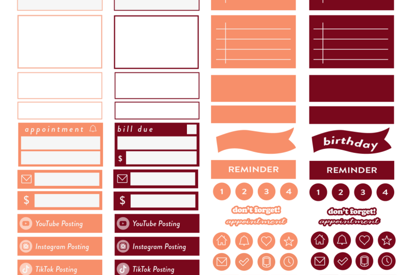 Autumn Vibes Sticker Sheet