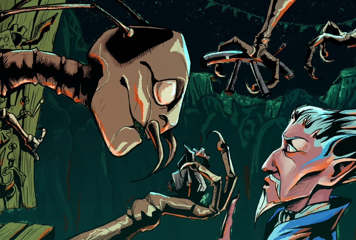 Comic Book Illustration Practice - student project