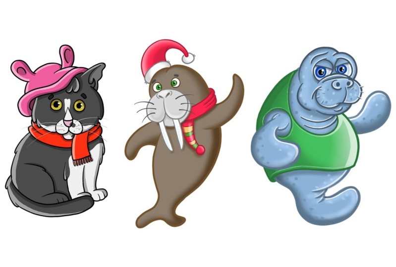 Seal Mascot Cartoon Character