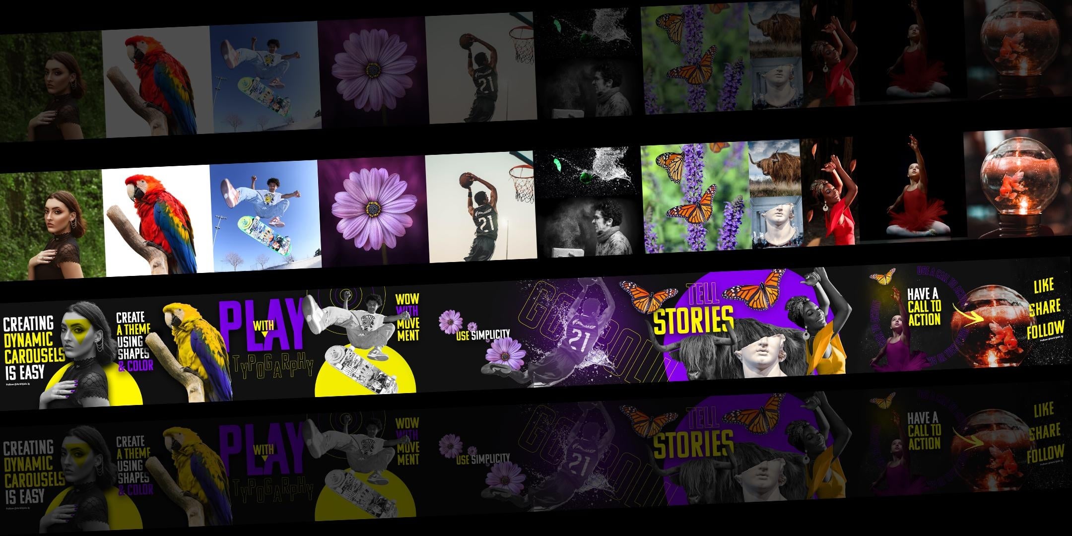 Instagram Carousel Post - student project