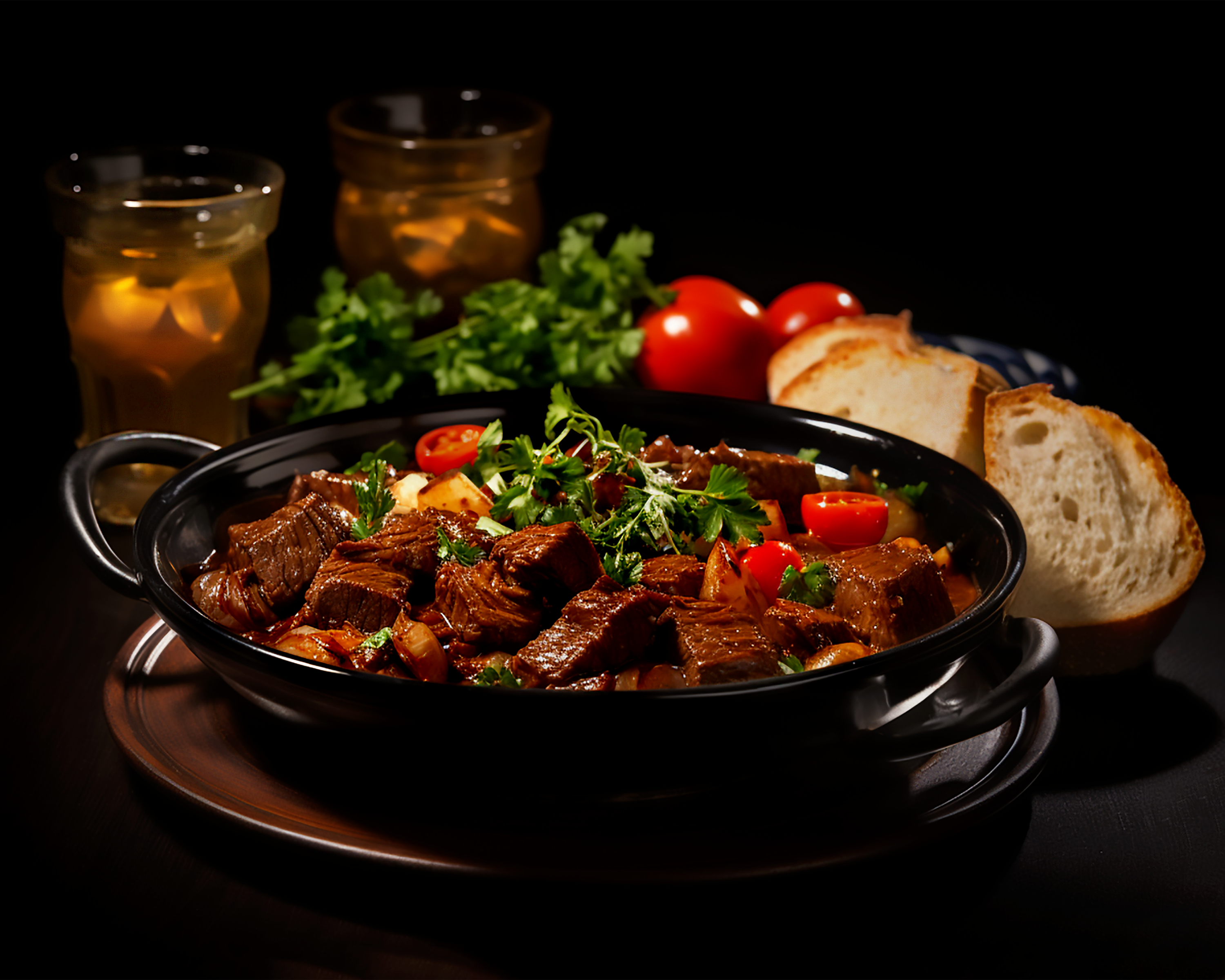 Food photography- Hungarian Goulash - student project