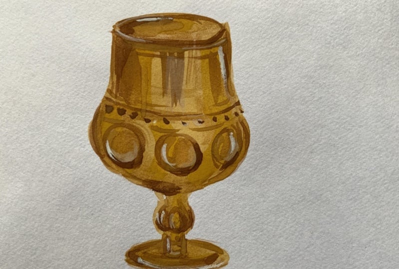 First three glasses