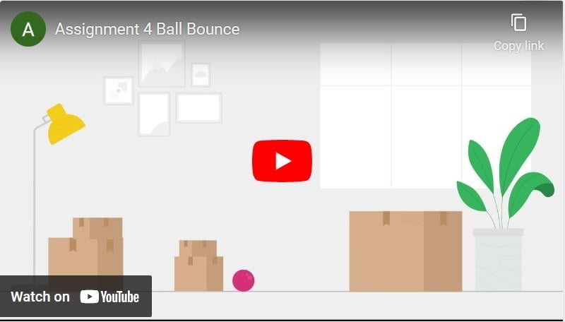 Assignment Ball Bounce - student project