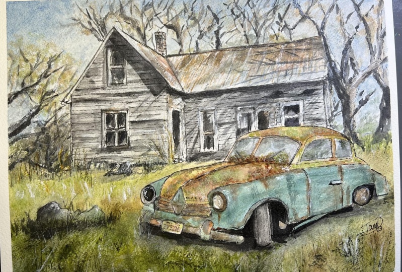 Abandoned House & Car