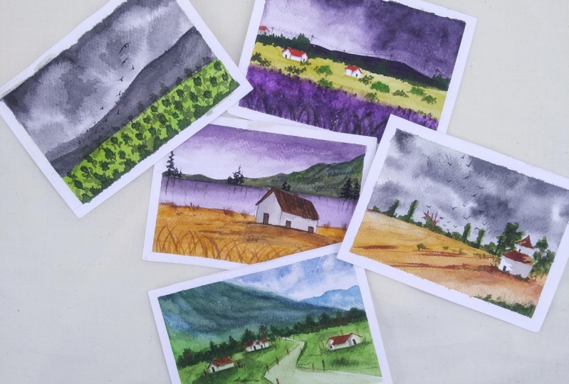 Gloomy landscapes