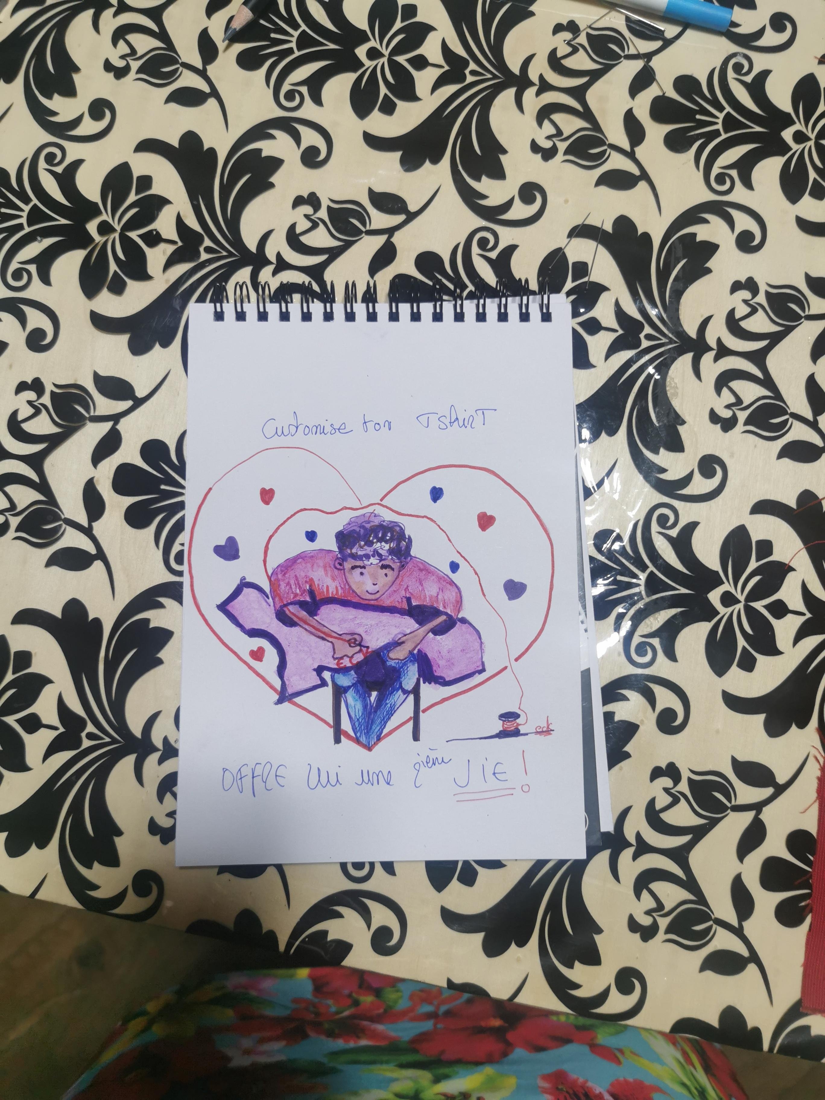 Customise ton t-shirt - student project