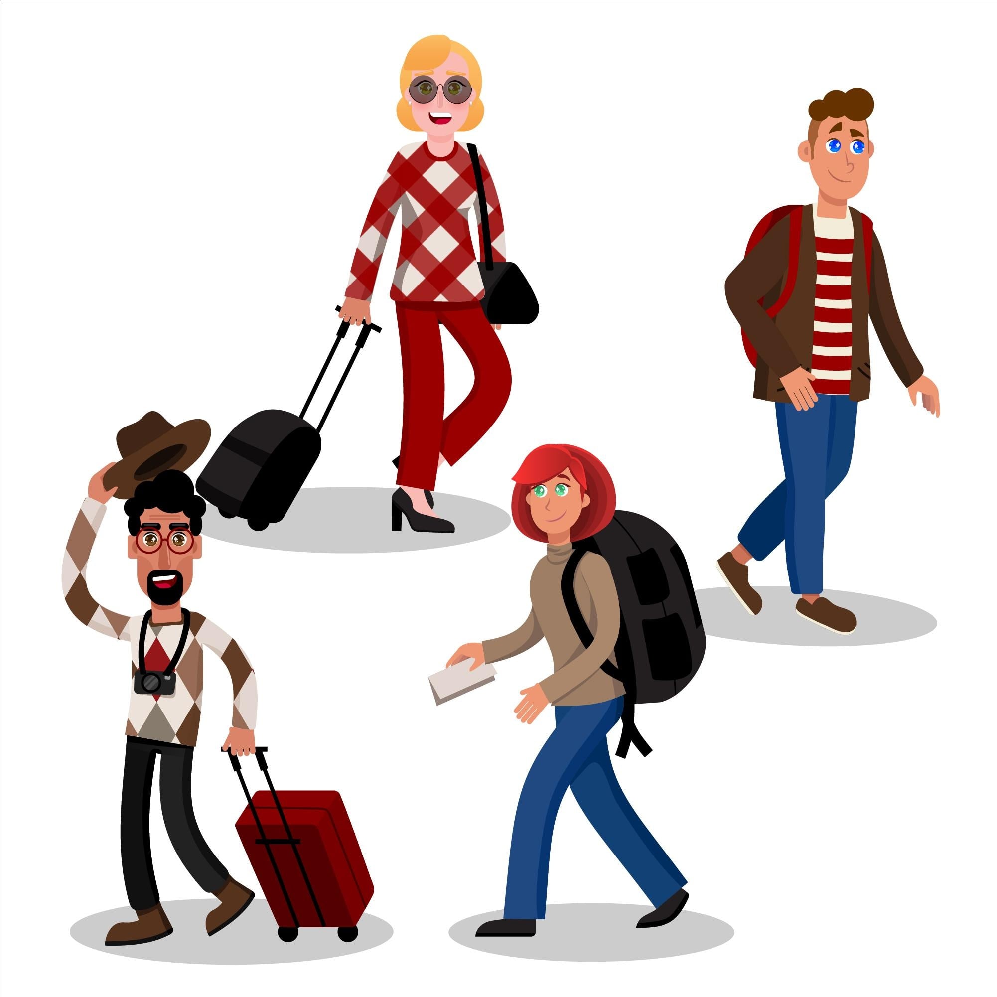 Traveling Characters - student project