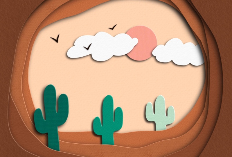 Cacti in the Desert