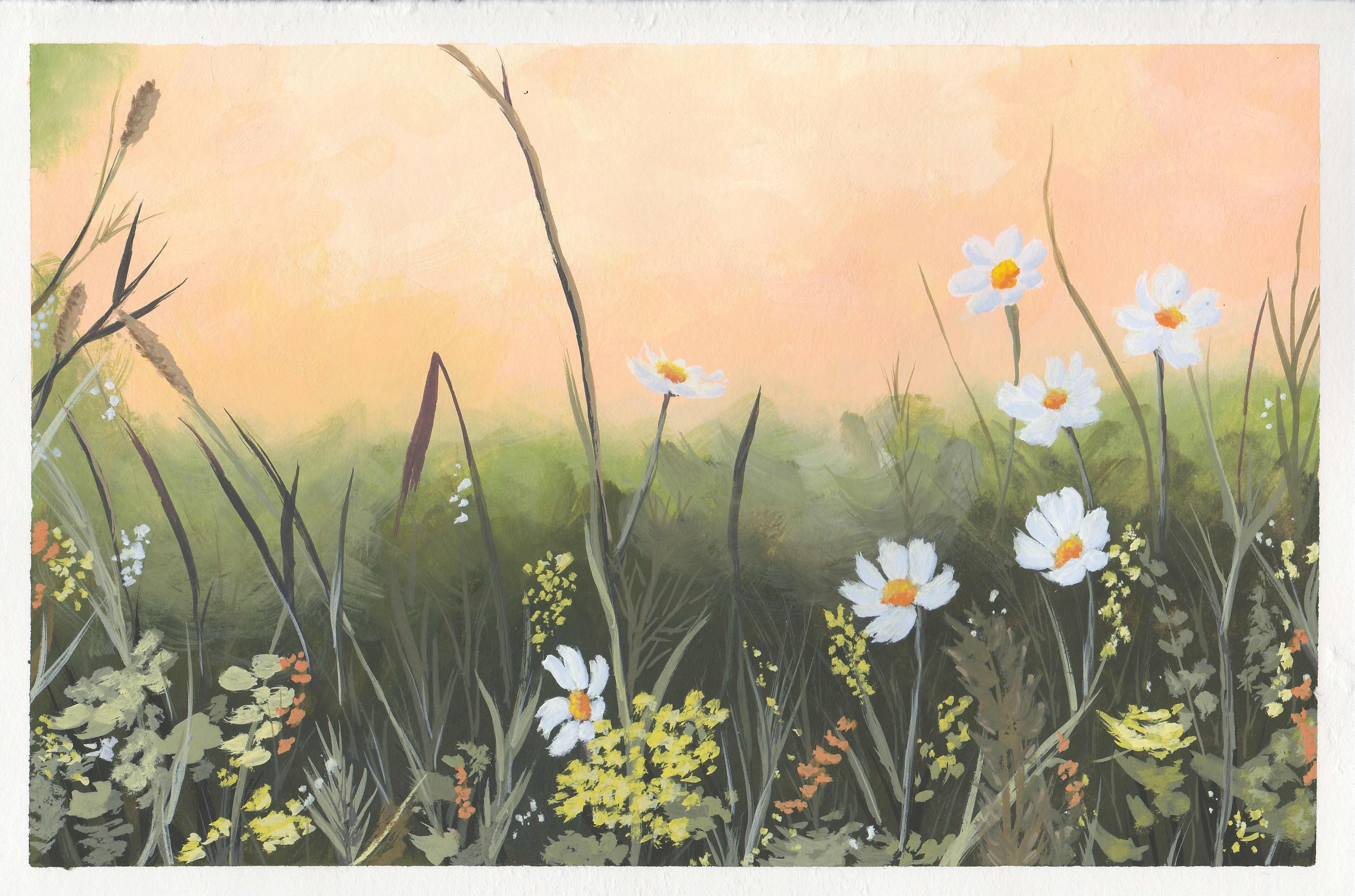 Gouache Bokeh effect - student project