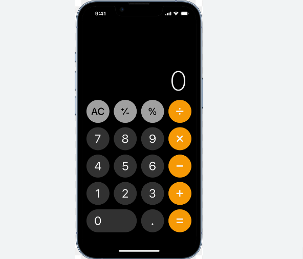 Iphone Calculator Application