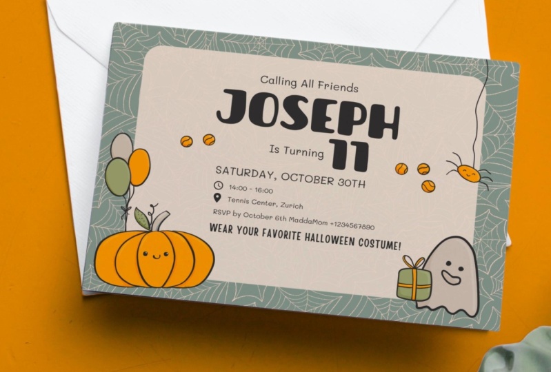 Tennis & Treats: A Spooktacular Halloween Birthday Bash